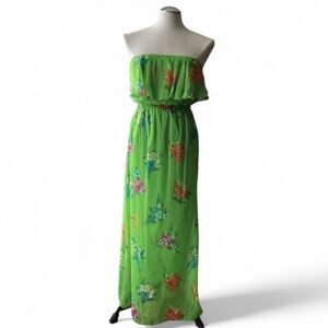 Old Navy Green Floral Dress